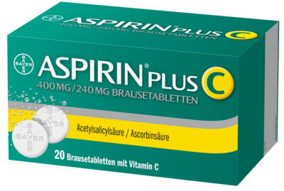 Bayer Vital GmbH ASPIRIN plus C Brausetabletten 20 St 01894063