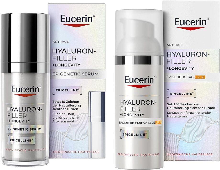 Eucerin Anti-Age Hyaluron-Filler Epigenetic Serum & Tagespflege 1Set
