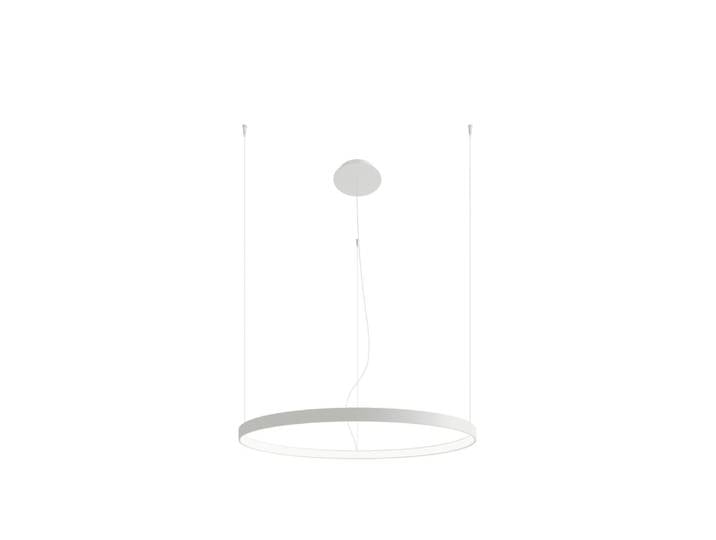 Lustre aluminium blanc h 150 cm