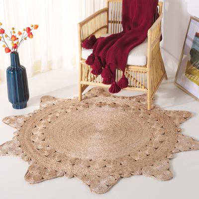 SAFAVIEH Natural Fiber Rifadije Farmhouse Country Cottage Jute Rug