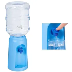 Relaxdays Wasserspender mit Tank Hellblau,Transparent