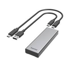 Hama 00200764 Externes Gehäuse für M.2 PCIe NVMe SSD