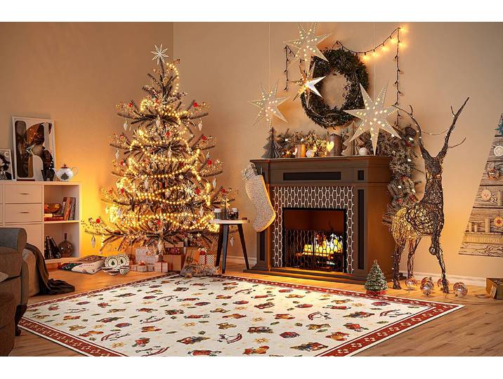 Tapis Toy's Delight Rouge/Rouge 160 x 230cm Tissu