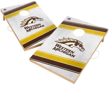 Skip's Garage Western Michigan University Broncos Regulation 2x4 Cornhole Set