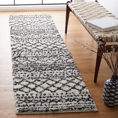 SAFAVIEH Arizona Shag Lotta Moroccan 1.2-inch Thick Rug