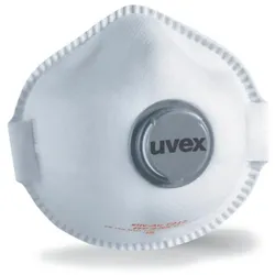 uvex silv-Air e Atemschutzmaske 7212 FFP2 mit Ausatemventil - 15 Stück - 8787212