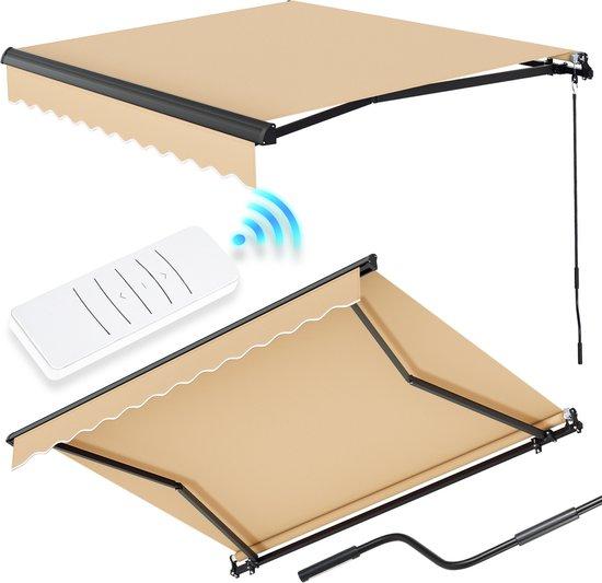 Elektrische Luifel 3x2 m Beige Vollkassettentyp