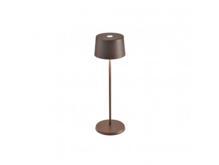 ZAFFERANO set de 3 lampes de table OLIVIA (Corten - Aluminium peint et polycarbonate)