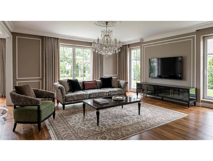 JVmoebel Wohnzimmer-Set Wohnzimmer Set 3-Sitzer Couchtisch TV-Lowboard Modern Komfortabel, (4-St., 3-Sitzer, Couchtisch, TV-Lowboard)