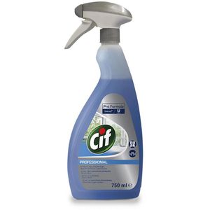 Cif Glasreiniger Professional Pro Formula, gebrauchsfertig, Spray 0,75 Liter