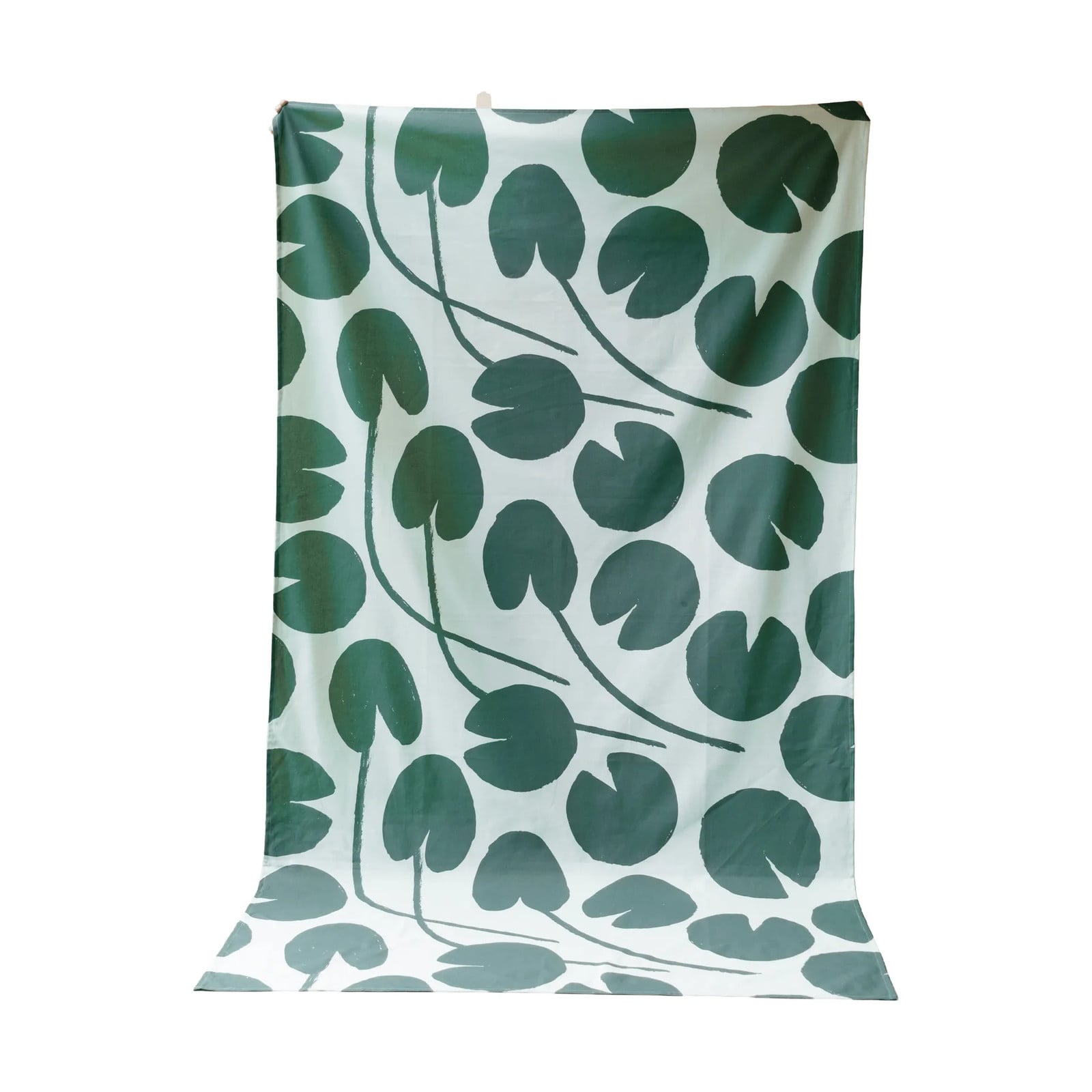 Fine Little Day Tafelkleed Waterlelies Lichtgroen-groen, 147 x 250 cm