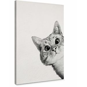 AS-Creation Wandbild Katze, Leinwand, Hochformat, 50 x 70 cm