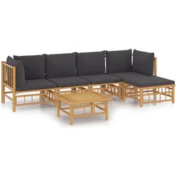 vidaXL, Gartenlounge, Feldstetten (2x Eckteil + Mittelteil)
