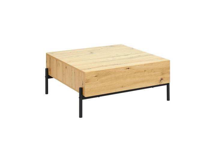 Couchtisch Jasmina Eichefarben/Schwarz MDF