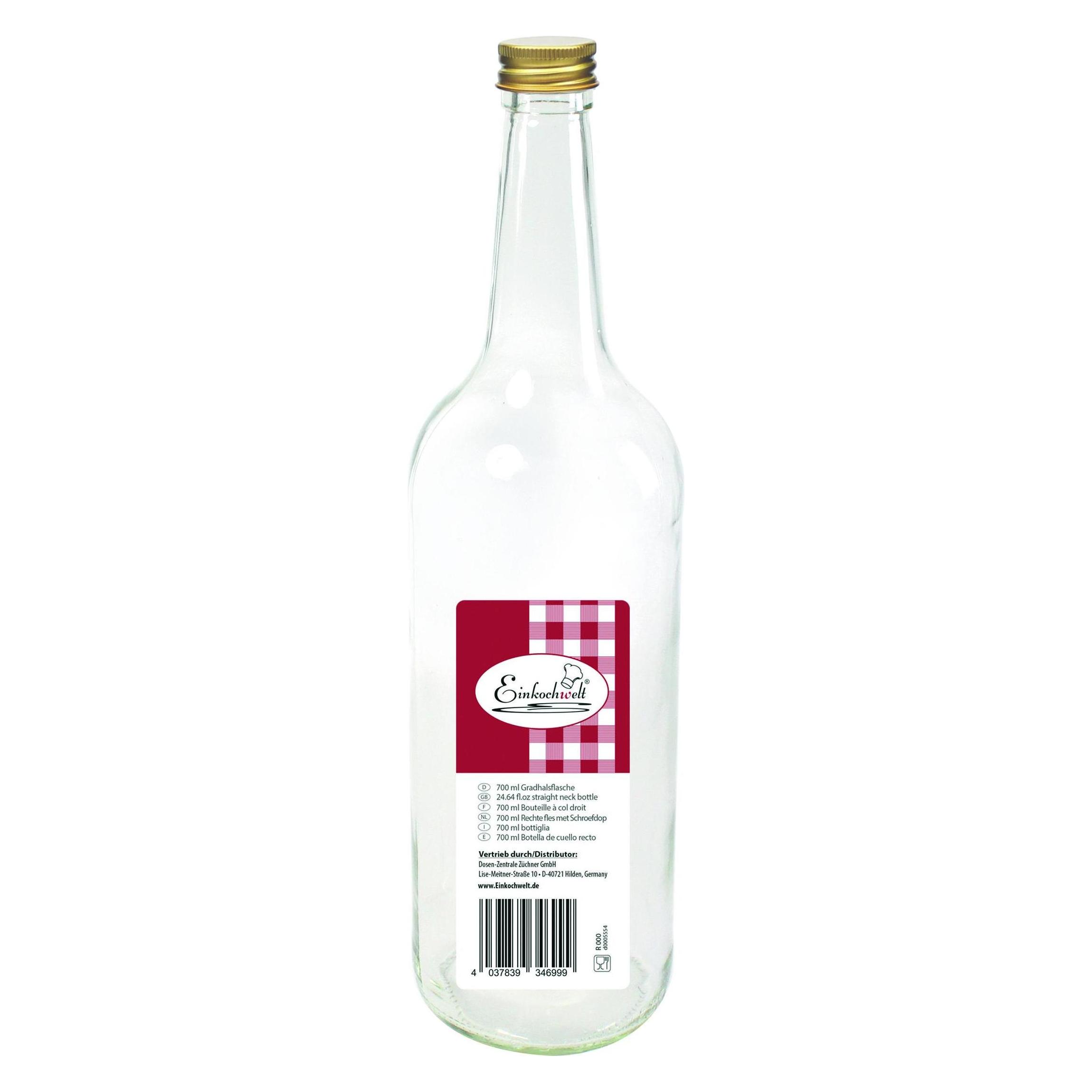 Dosen-Zentrale Gradhalsflasche 'Einkochwelt' (0.46 l) (DOSEN-ZENTRALE) Mindestbestellmenge: 6 Stück