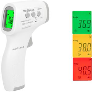 Medisana Fieberthermometer TM A79, Kontaktlose Infrarot-Messung mit Fieberalarm