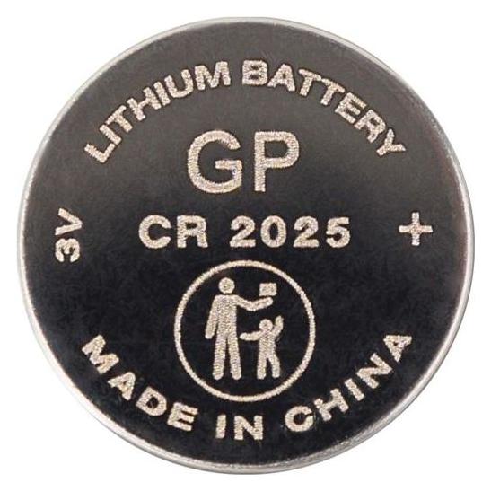 GP Batteries 1x500 GP CR2025 Lithium 3V Knopfzelle BULK Schrumpfpack (25 Stk., CR2025, 150 mAh) (GPCR2025SCHRUMPF)