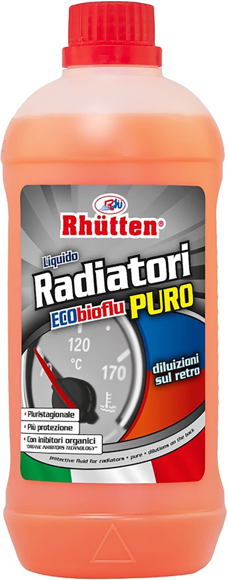 Rhutten LIQUIDO RADIATORE PURO ROSSO  1l CONCENTRATO