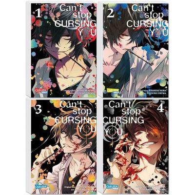 Can't Stop Cursing You Komplettpack 1-4, Set von Kensuke Koba, Carlsen, 978-3-551-80933-9