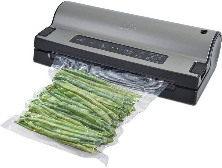 Solis Vac Prestige 575 Vacumeermachine - Vacuummachine met Marineerfunctie en Slangaansluiting - Vacuum Sealer Inclusief Vacuumzakken en Folie - Grijs
