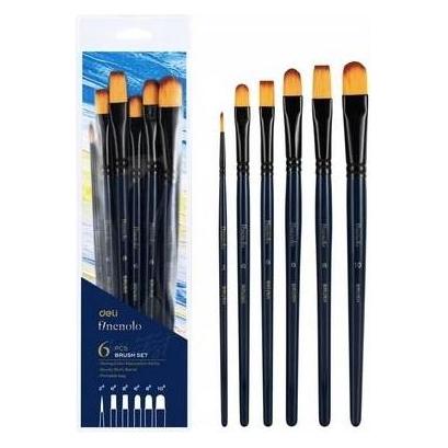 Deli Set Finenolo-Bürsten, hartes Nylon, 6 Stück (54615438)