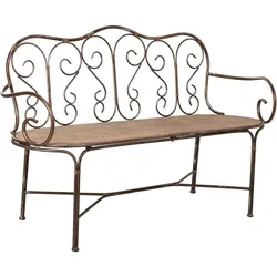 BANK aus Metall, 147x55x45cm