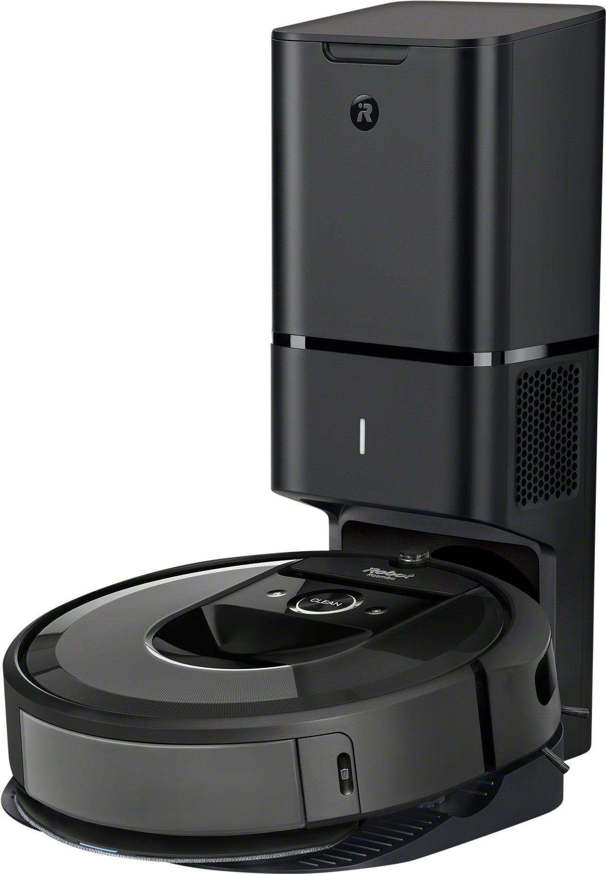 iRobot Roomba Combo i8+, Beutellos, Schwarz, Rund, Staubbeutel, Ladend, Harter Boden