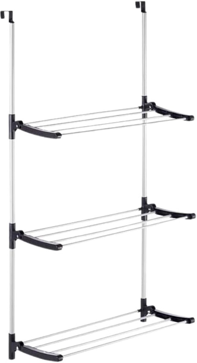 Hangend droogrek voor de deur, balkon of radiator