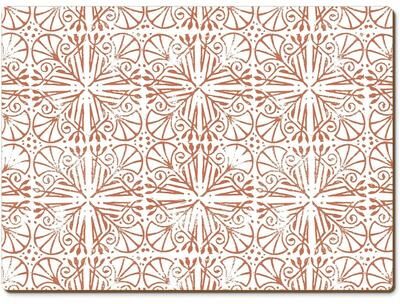 CounterArt Mohave Light Decorative Hardboard Placemats with Protective Cork Backing 4 Pack Heat Tolerant and Easily Wipes Clean