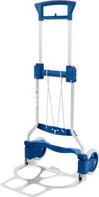 Sackkarre RuXXac-cart Business XL, bis 125 kg, elastisches Spannband, Bockrollen, Aluminium/Stahlrohr/Kunststoff, blau-rot-silber