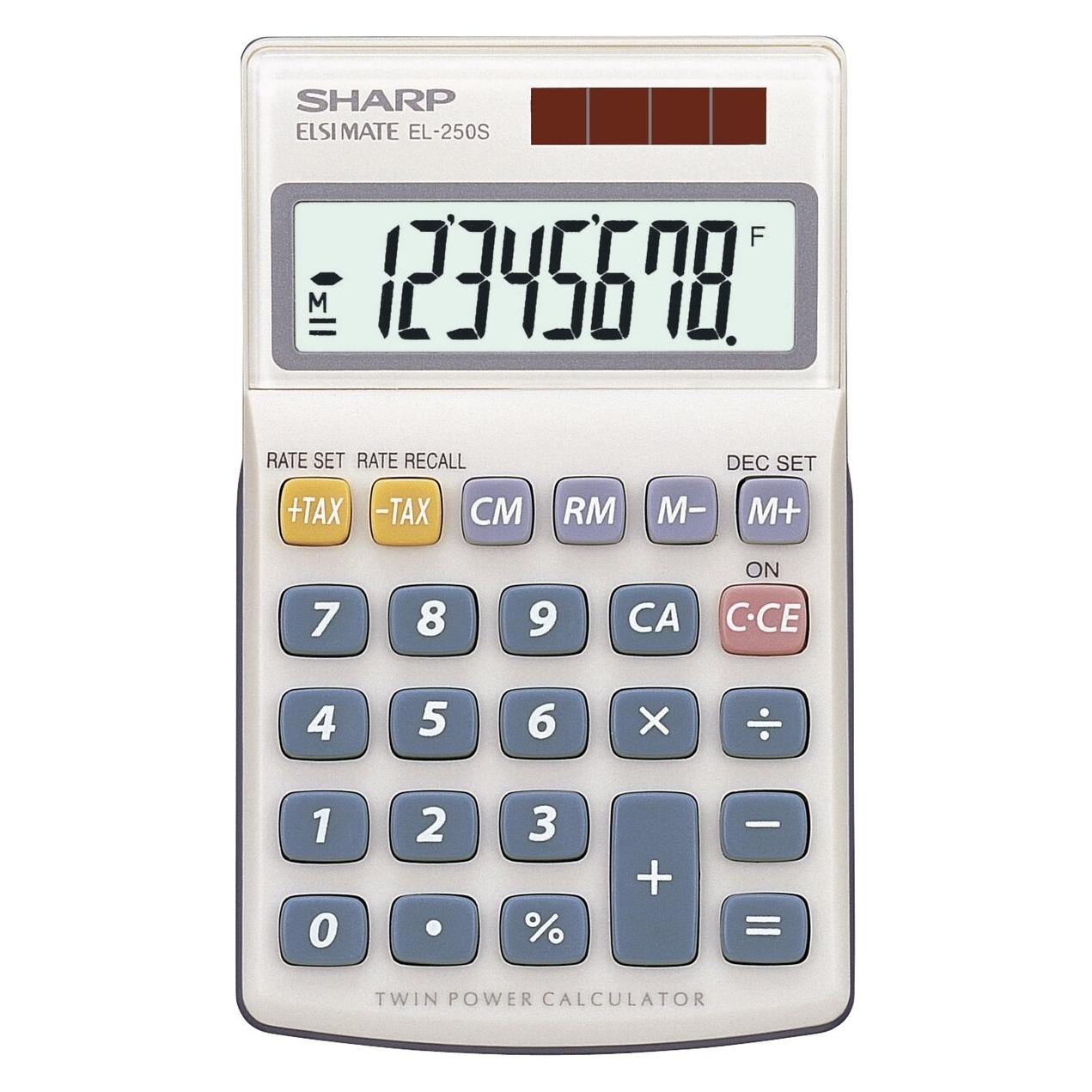 Sharp Taschenrechner (Solarenergie) (SH-EL250S)