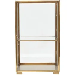 House Doctor Wandschrank Glass aus Messing, 25 x 25 x 41 cm
