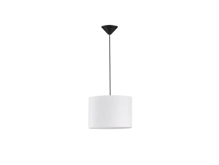 Fischer & Honsel Pendelleuchte, Schwarz, Weiss, Sandfarben, Kunststoff, Textil, Lampen & Leuchten, Innenbeleuchtung, Hängelampen, Pendelleuchte