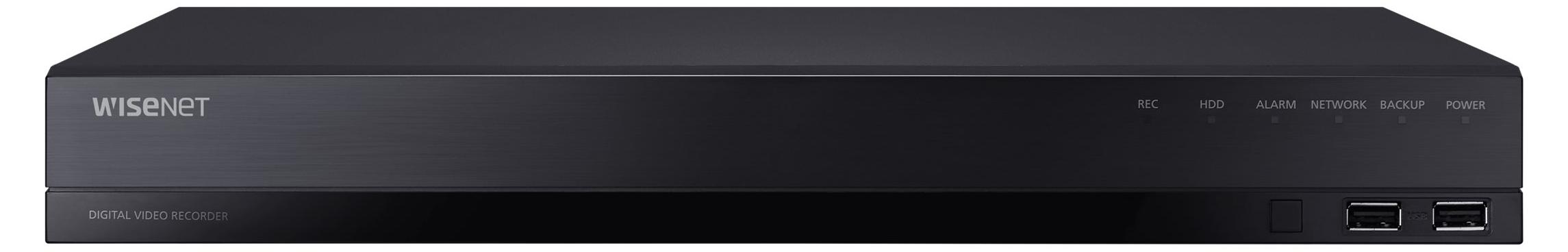Hanwha HRX-1634, Schwarz, 3840 x 2160 Pixel, H.264, H.265, M-JPEG, 30 fps, 12 fps, 30 fps
