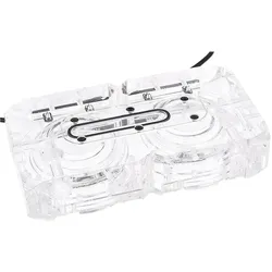 Alphacool Eisdecke D5 Dual Acryl Aufsatz, Wasserkühlung Pumpe