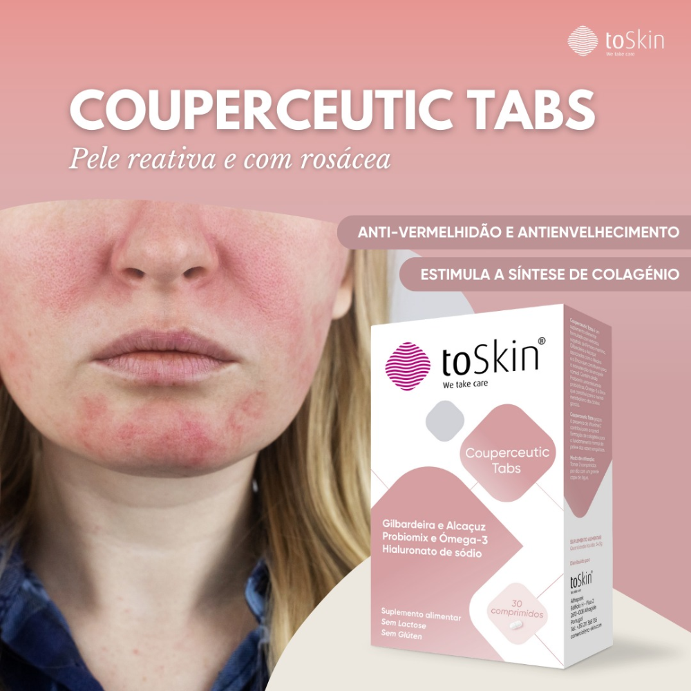 ToSkin Couperceutic Food Supplement for Redness Skin 30&nbsp;pills
