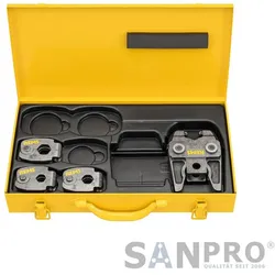 Rems, Zange, Pressring / Pressnuss Set M15 M18 M22 + Zwischenzange Z8 + Stahlblechkasten