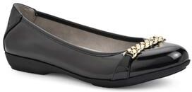 Women's Charmed Flat by Cliffs in Black Patent (Size 6 M)