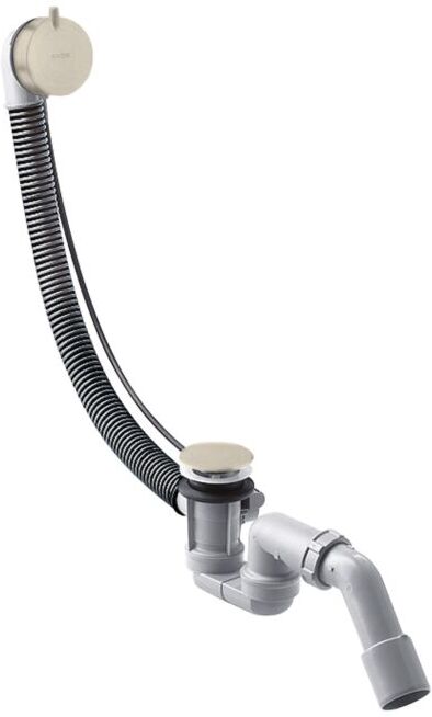Hansgrohe Flexaplus Komplettset 58316820 Ab- und Überlaufgarnitur, brushed nickel
