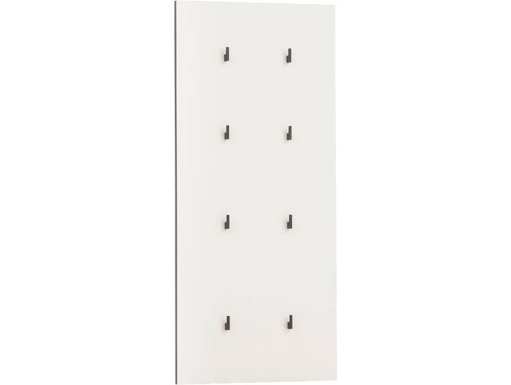 Garderobenpaneel WELLTIME Alexa, Hakenpaneel, Made in Germany, B: 49 cm , beige (cremebeige), B:49cm H:109cm T:2,6cm, Holzwerkstoff, Garderobenpaneele, Garderobenpaneel, Solide Verarbeitung - Dieses Produkt ist in Deutschland gefertigt