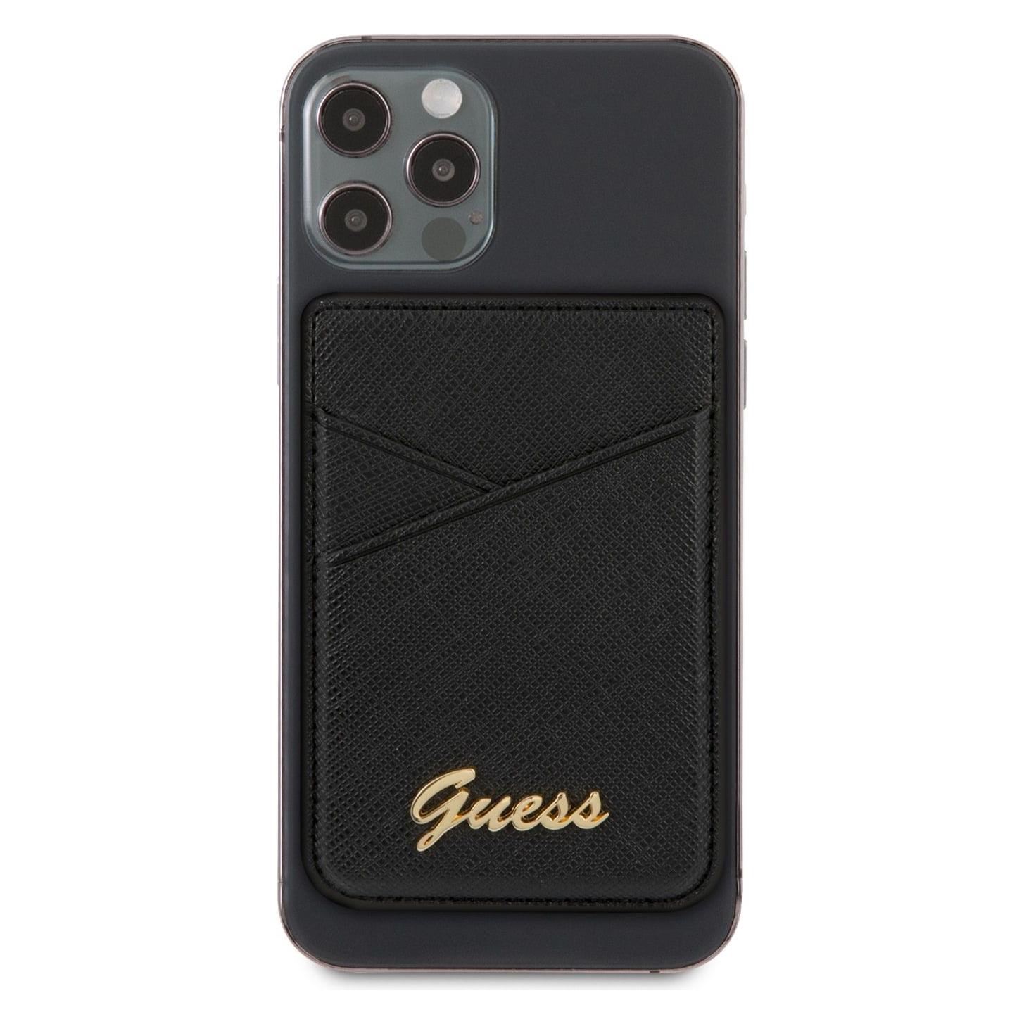 Guess MagSafe Wallet (Universal) (GUWMSSASLBK)