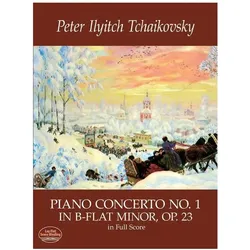 Piano Concerto No. 1 in B-Flat Minor, Op. 23, in Full Score, Fachbücher von Peter Ilyitch Tchaikovsky