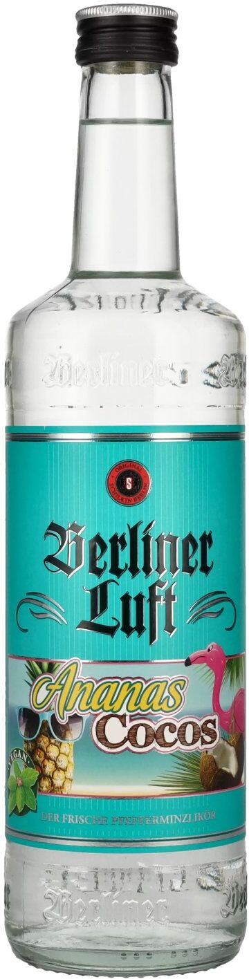 Berliner Luft ANANAS COCOS Der Frische Pfefferminzlikör 18% Vol. 0,7l
