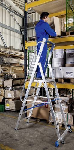 KRAUSE STABILO Stufen-StehLeiter mit großer Standplattform, 7 Stufen