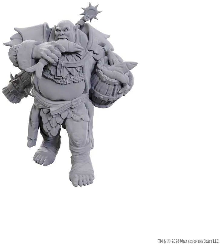 Wiz Kids LLC D&D; Nolzur's Marvelous Unpainted Miniatures: Ogre Soldier for Tabletop Roleplaying and Miniature Painting
