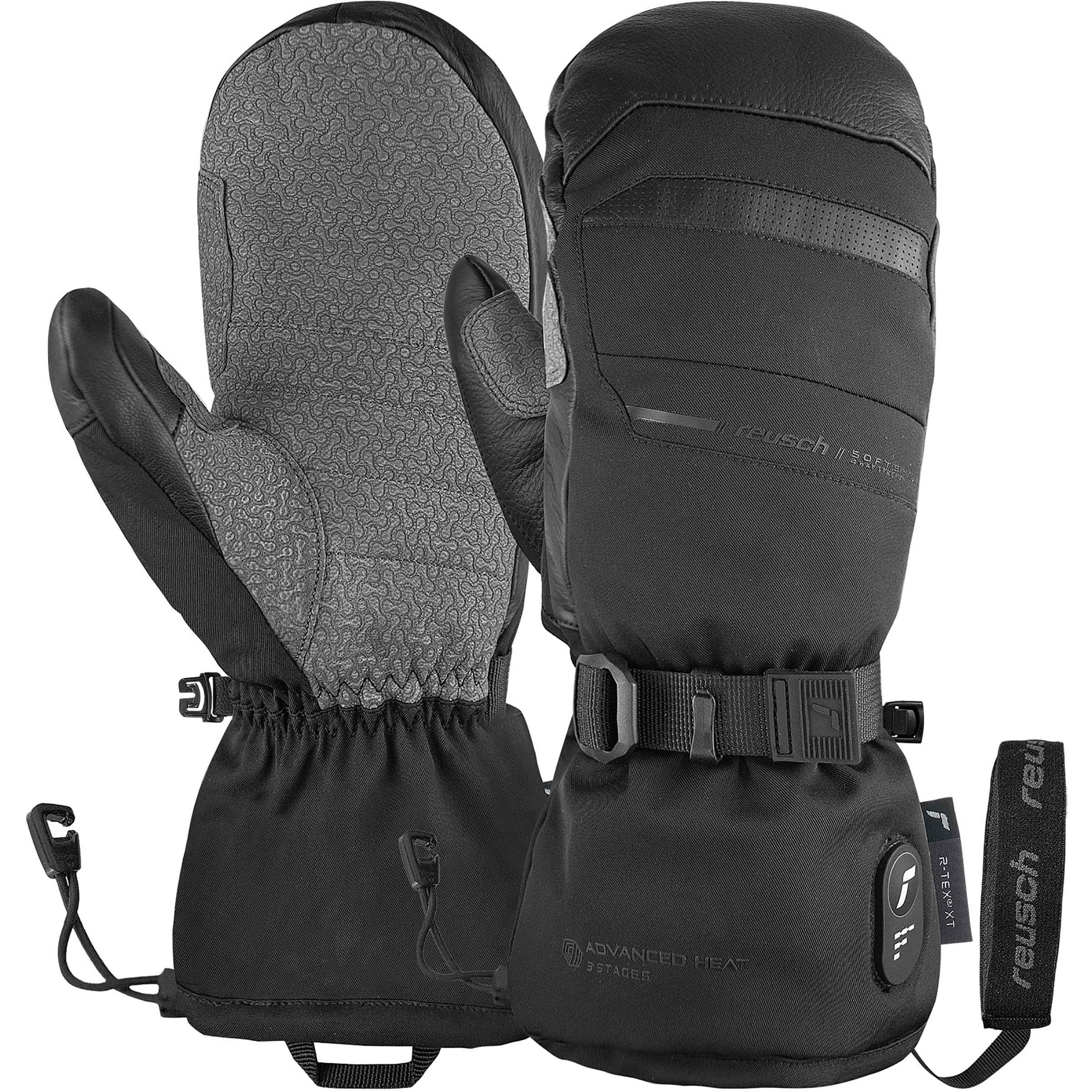 Reusch Advanced Heat R-TEX XT Fäustlinge braun Größe 6.5 Skifahren Elastisch Wasserabweisend