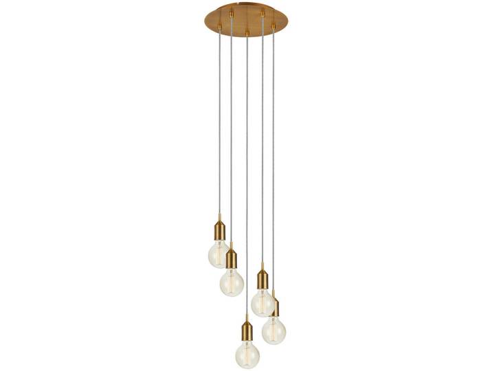 Markslöjd Hängeleuchte Bronx, Messingfarben, Metall, rund, 32x166x32 cm, Lampen & Leuchten, Innenbeleuchtung, Hängeleuchten, Pendelleuchten