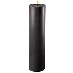 Deluxe Homeart LED Stumpenkerze Real Flame salbei green, 20 cm, Ø 5 cm