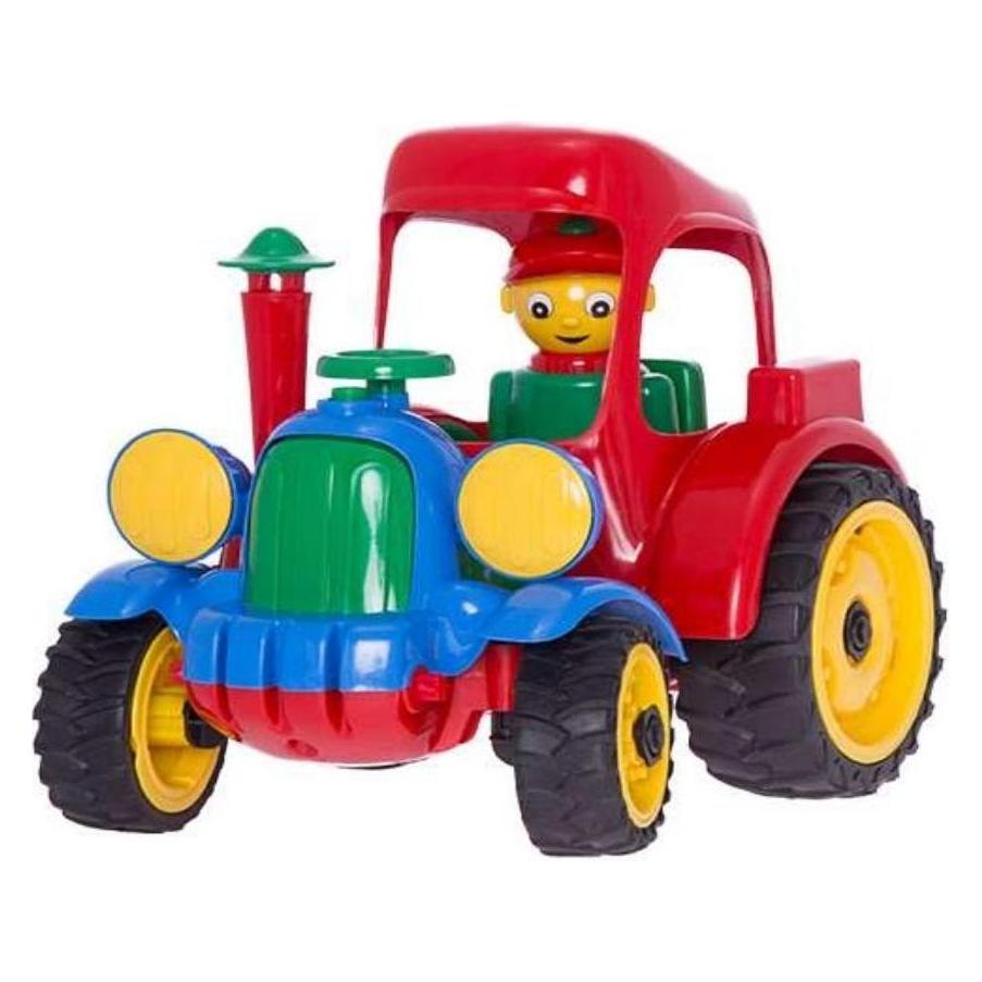 Hemar Grosse Traktor-Traktor-Landfahrzeug-Figur, Gummiräder (33494052)
