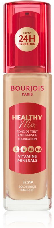 Bourjois Healthy Mix radiance moisturising foundation 24 h shade 52.2W Golden Beige 30 ml